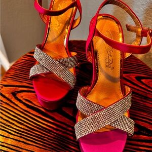 Elegant pink Women's heels